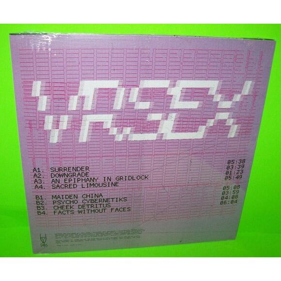 VR Sex Human Traffic Jam Vinyl LP Darkwave Gothic Metallic Blue 100 Drab Majesty - Picture 3 of 5